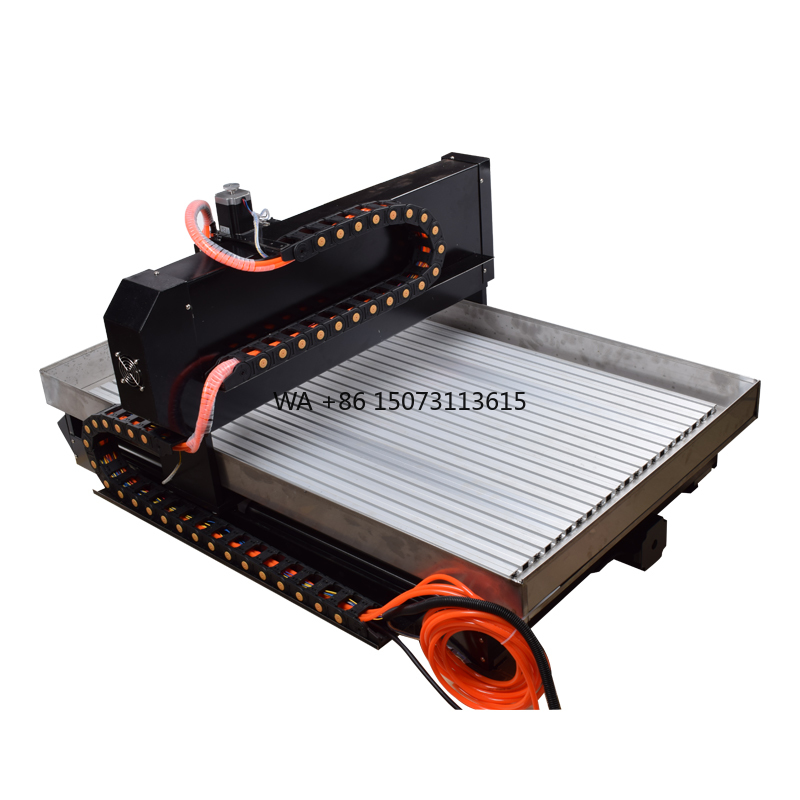 Mini Laser Engraver Cnc Router - 2200W Rangka Struktur Baja Spindel Pendingin