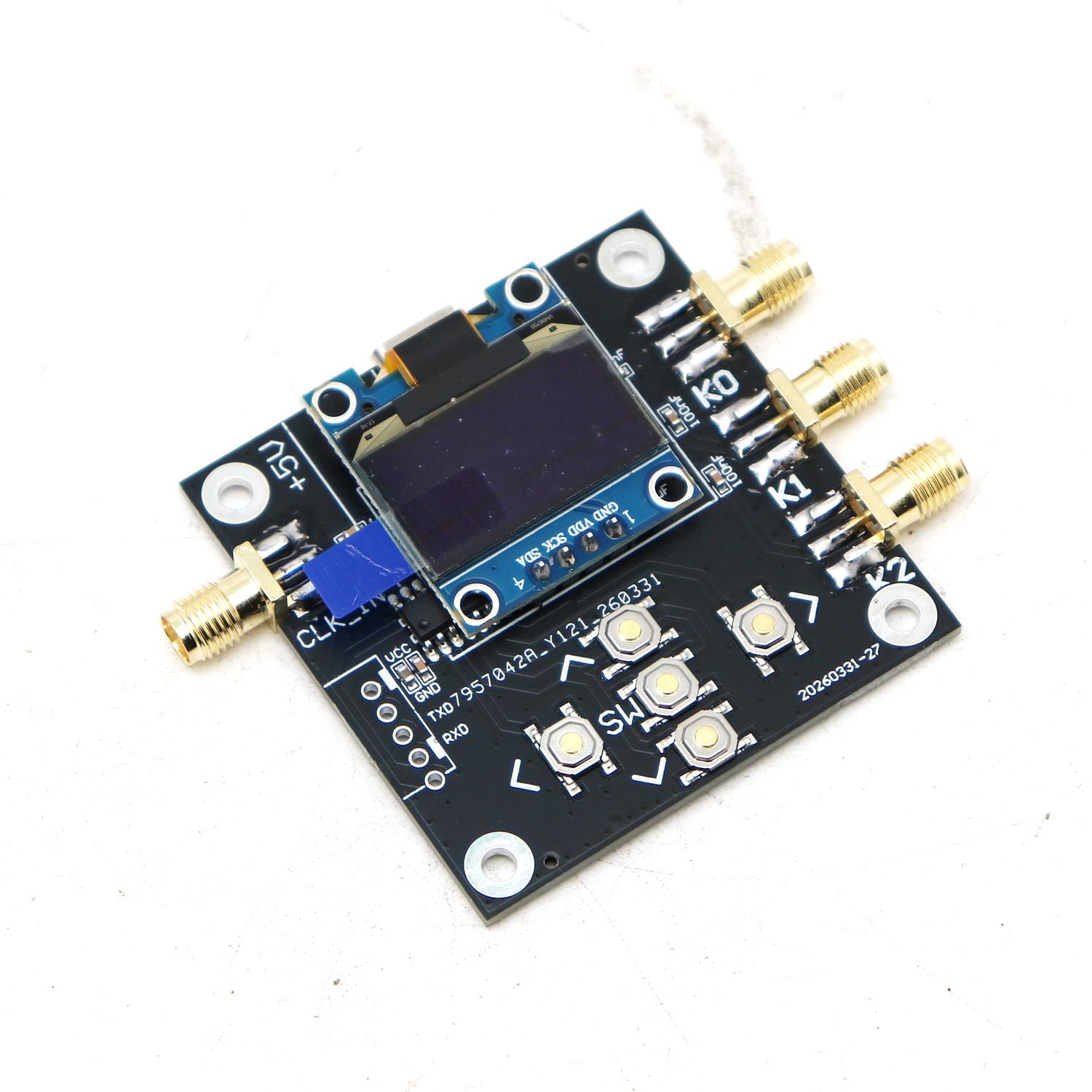 Signal Generator Spectrum Analyzer - Generator Jam USB SI5351 2.5KHz-200MHz Gelombang