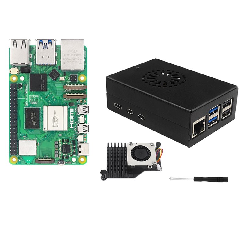 Raspberry Pi 5 8Gb Kit - AS95-Untuk Irasptek Starter Kit Untuk Raspberry
