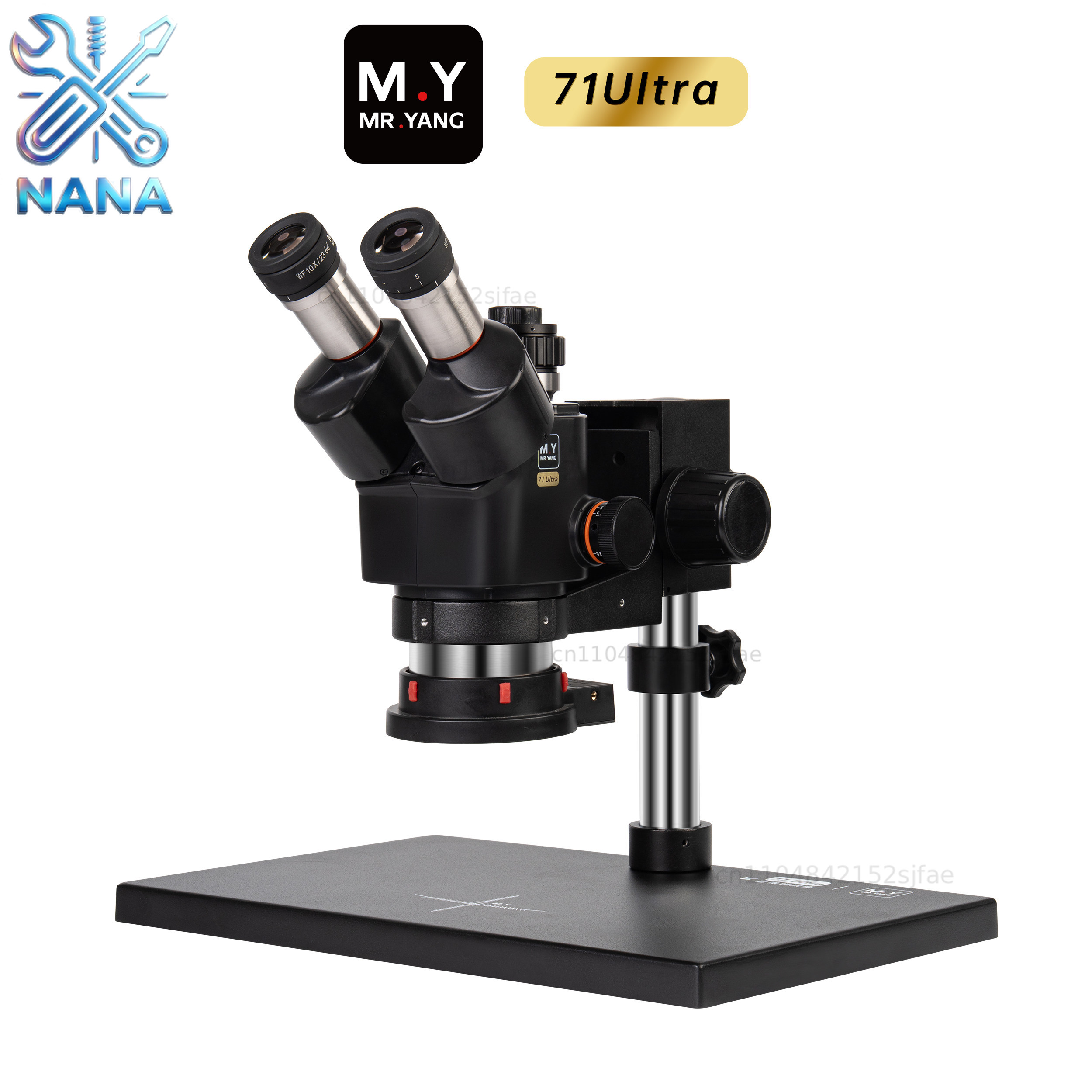 Stereo Trinocular Microscope Pcb - Mikroskop Trinokuler YCS MR.YANG 71 ULTRA