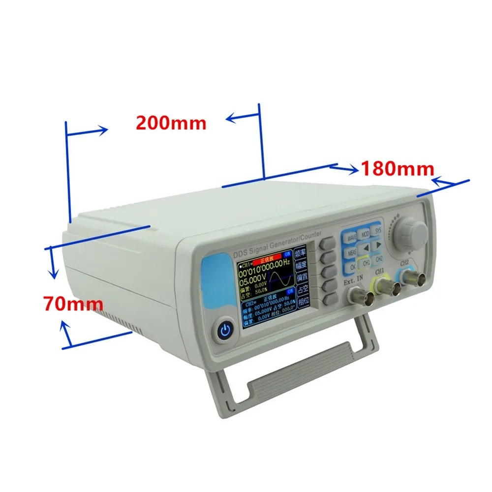 Function Arbitrary Waveform Generator - JDS6600 Seri 15/30/40/50MHZ Generator Sinyal Kontrol