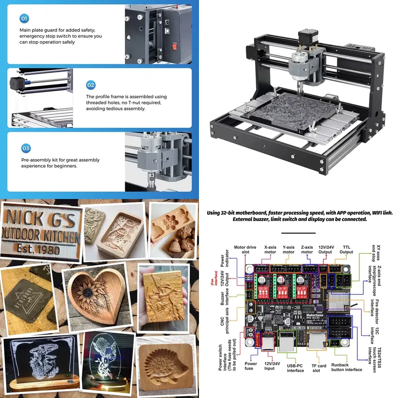 Mini Laser Engraver Cnc Router - Untuk Mesin Router CNC Mini 3018