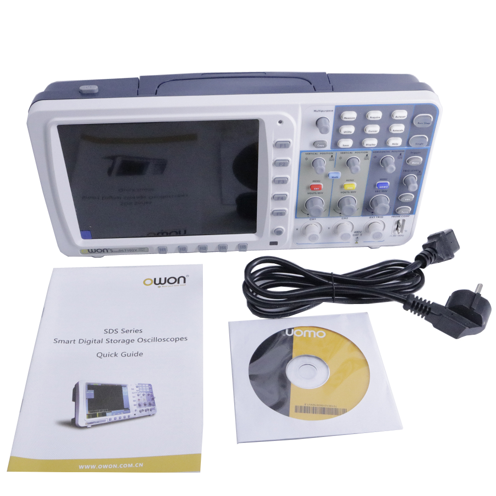 Digital Storage Oscilloscope 100Mhz - Osiloskop Penyimpanan Digital OWON SDS7102 100Mhz