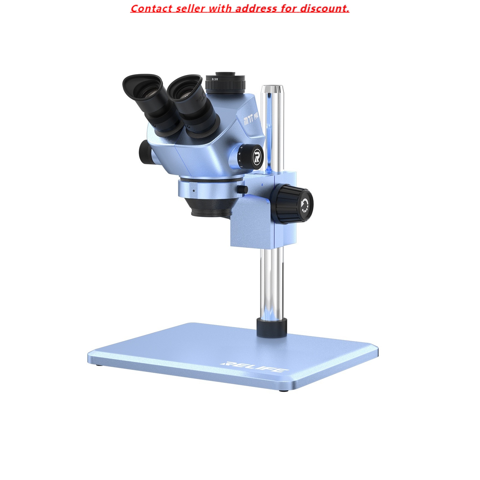 Stereo Trinocular Microscope Pcb - Mikroskop Stereo Trinokuler HD RELIFE RL-M7T