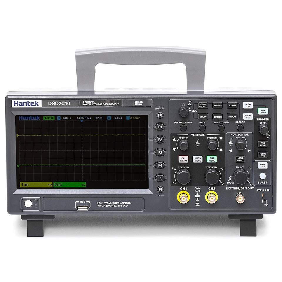 Digital Storage Oscilloscope 100Mhz - Osiloskop Penyimpanan Digital Hantek DSO2C10 2