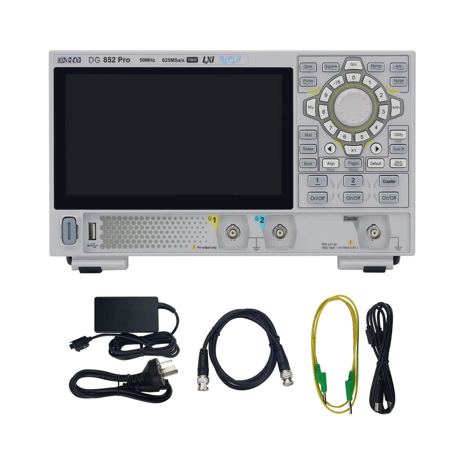Function Arbitrary Waveform Generator - RIGOL DG852 Pro 50MHz Dual Channel