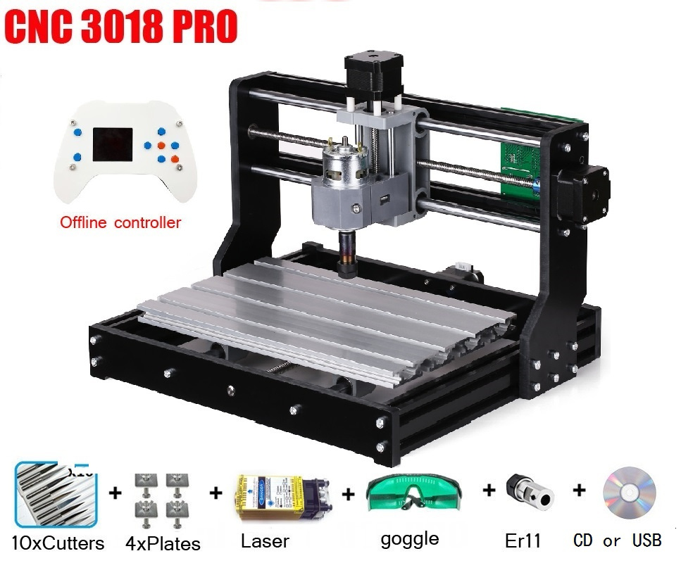 Mini Laser Engraver Cnc Router - Mesin Pengukir Laser CNC 3018 PRO,