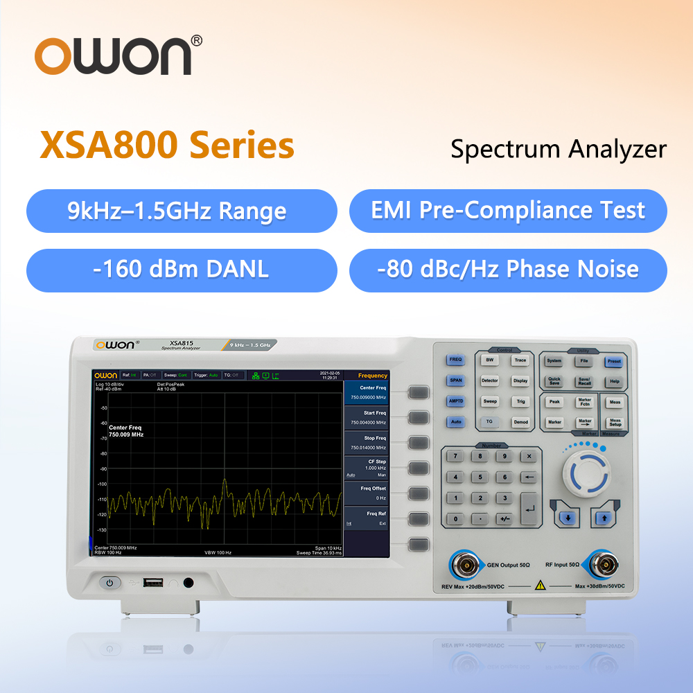 Signal Generator Spectrum Analyzer - OWON Spectrum Analyzer Dengan Tracking Generator