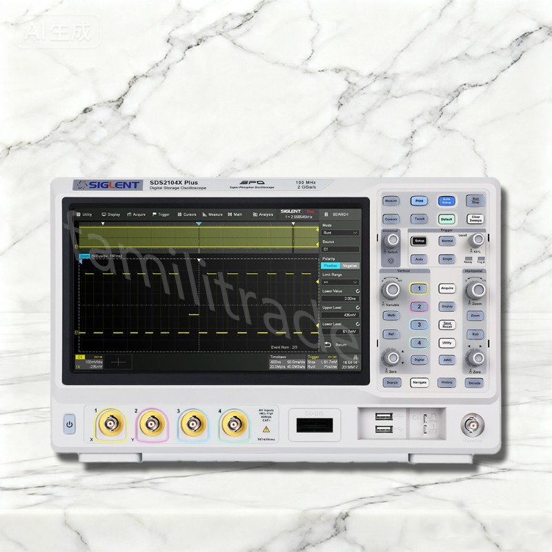 Digital Storage Oscilloscope 100Mhz - 1 Buah SIGLENT SDS2104X PLUS 4-Ch