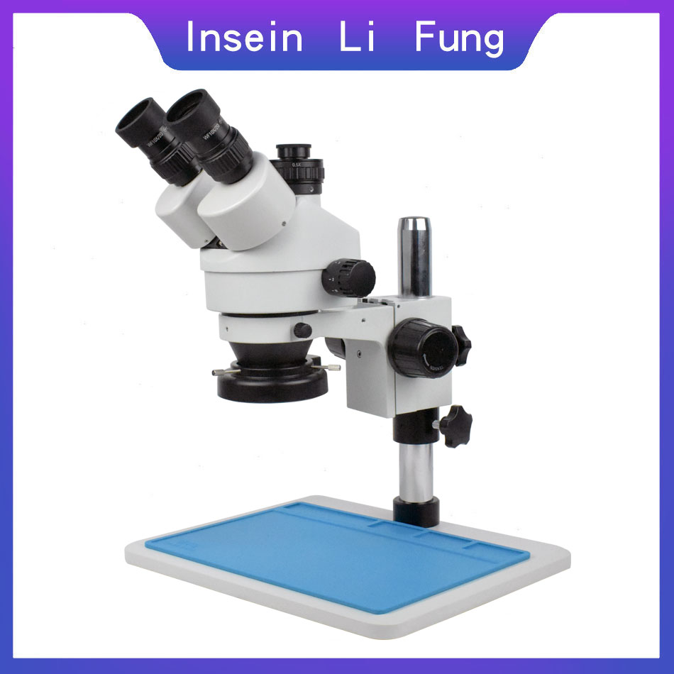 Stereo Trinocular Microscope Pcb - Industri Stereo Mikroskop Binokuler 3.5X-90X Trinocular