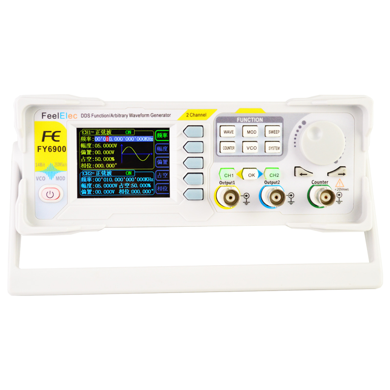 Function Arbitrary Waveform Generator - Baru FY6900 60MHz Dual Channel DDS