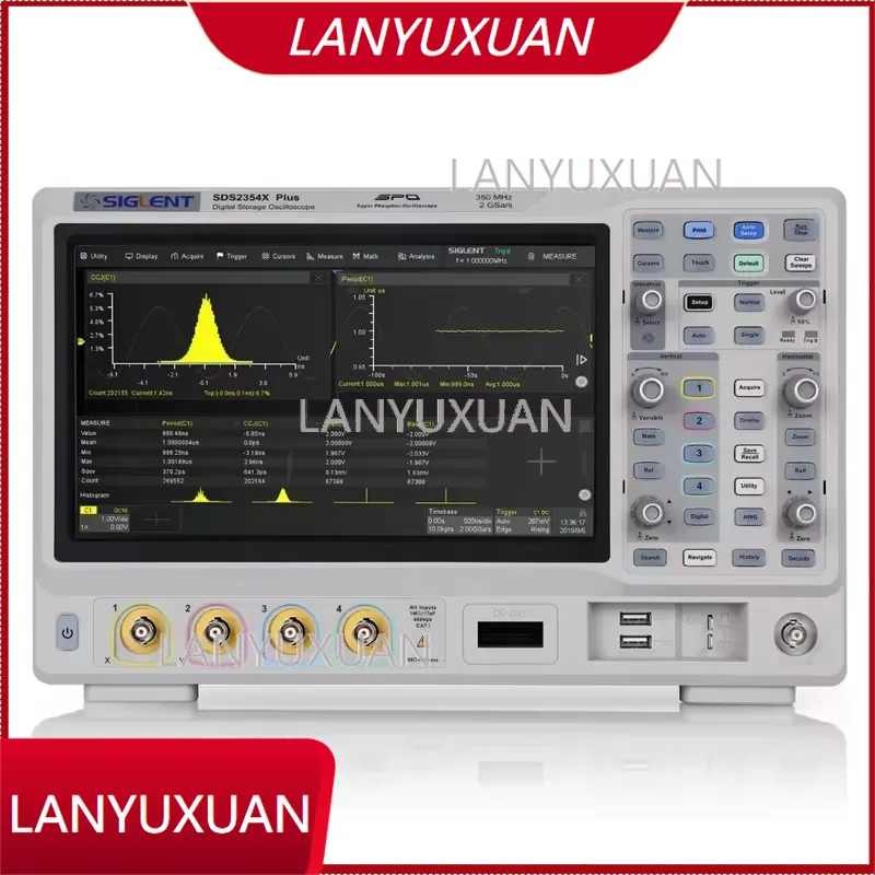 Digital Storage Oscilloscope 100Mhz - Osiloskop Penyimpanan Digital SDS2104XPLUS/SDS2204XPLUS/SDS2354XPLUS/SDS2504XPLUS dengan Bandwidth