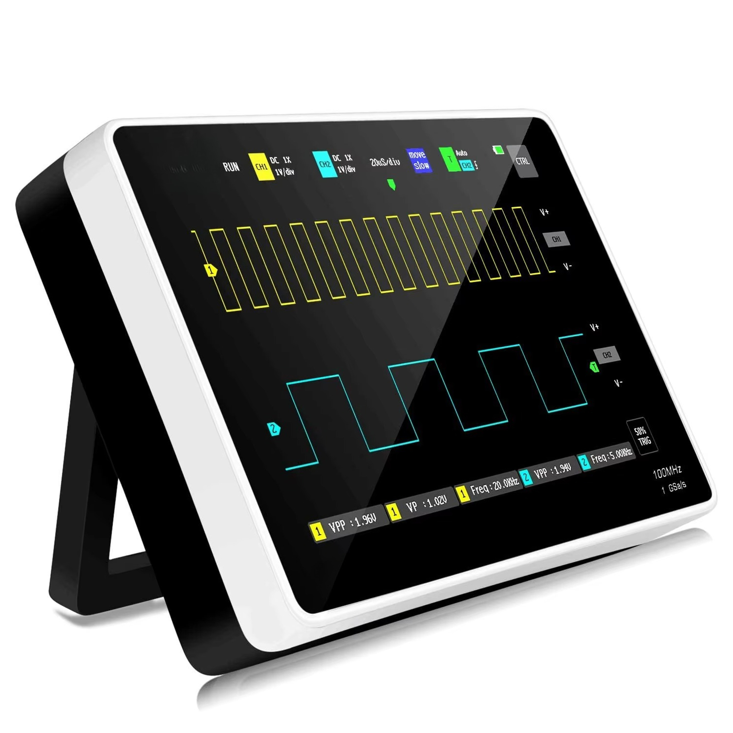 Digital Storage Oscilloscope 100Mhz - Kit Osiloskop Digital Portabel 2 Saluran