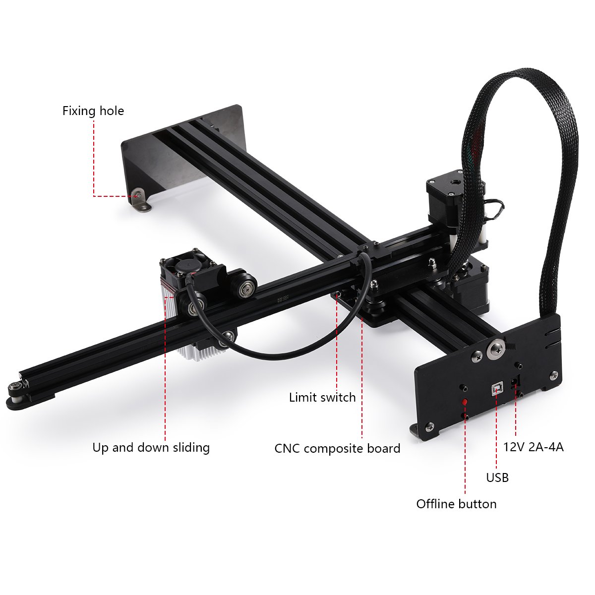Mesin Ukir Laser Router CNC Mi - Mini Laser Engraver Cnc Router ulasan dan harga
