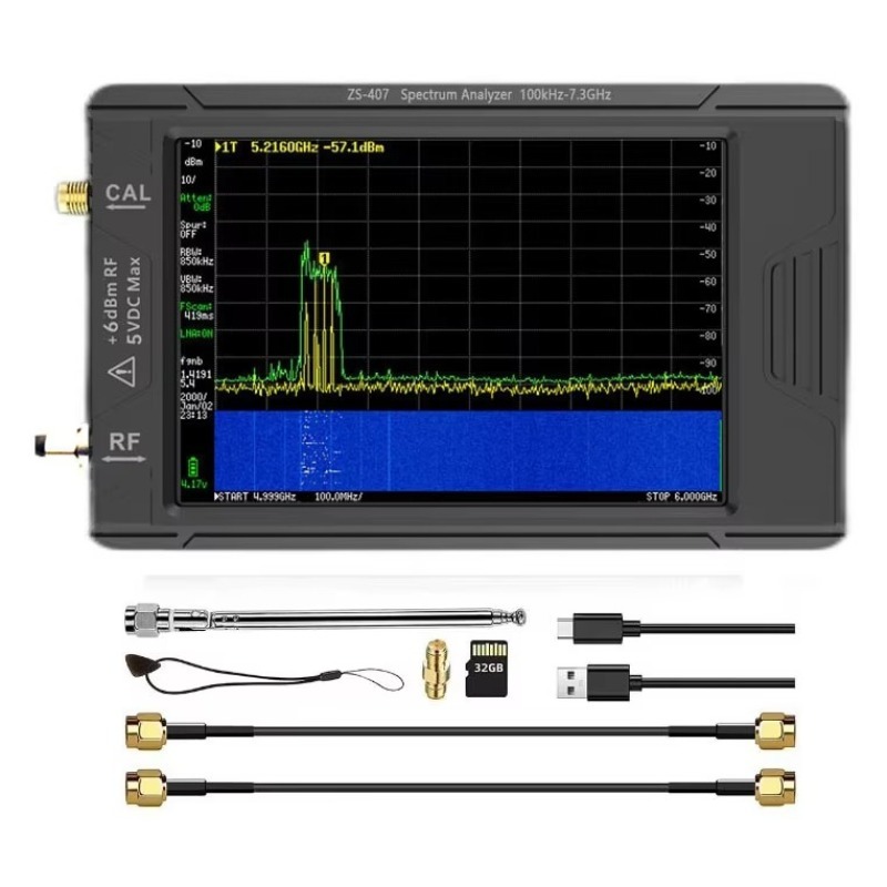 ZS-406/ZS-407 Layar 4-inci Ala - Signal Generator Spectrum Analyzer ulasan dan harga