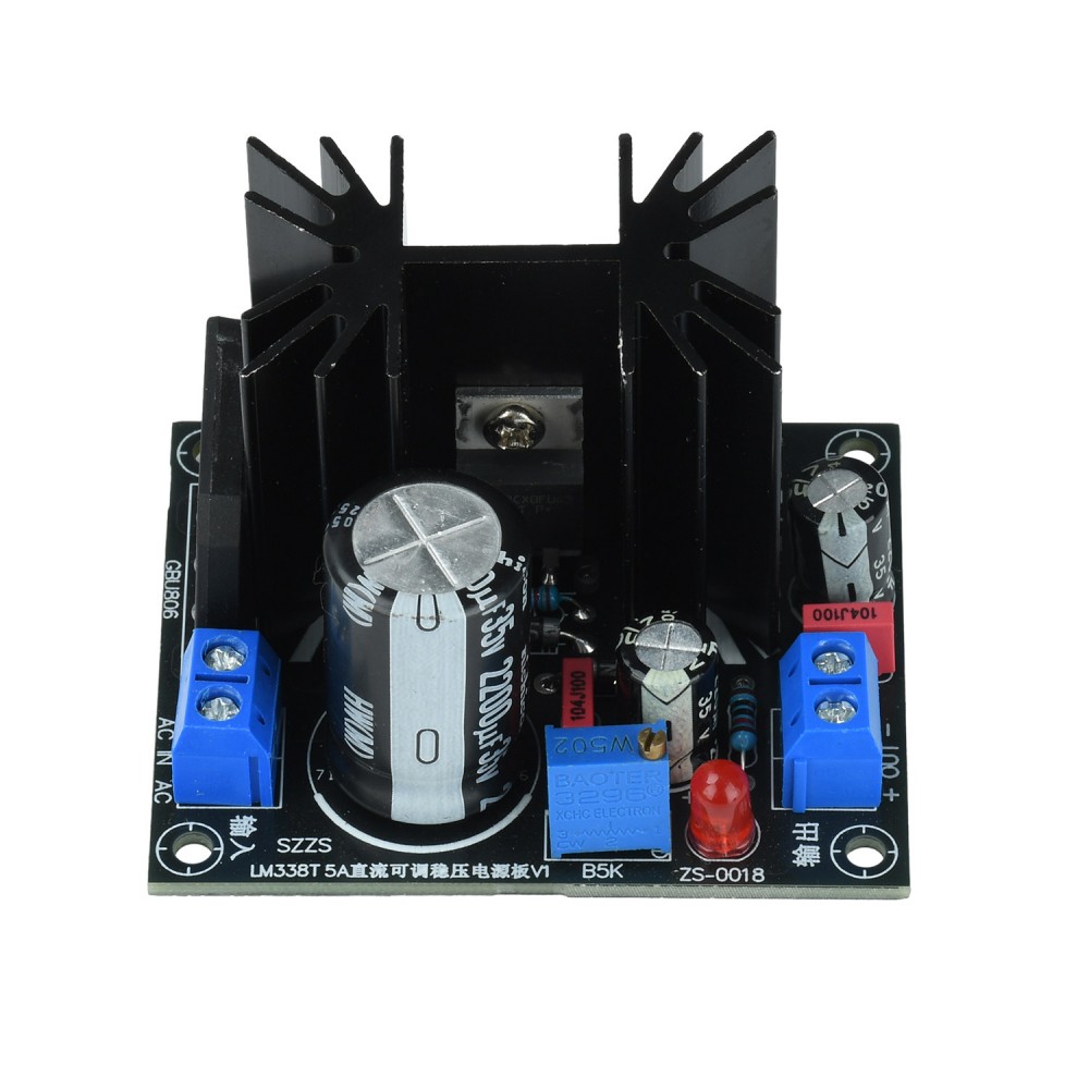 LM338T Modul Regulator Teganga - Linear Lab Power Supply Adjustable ulasan dan harga