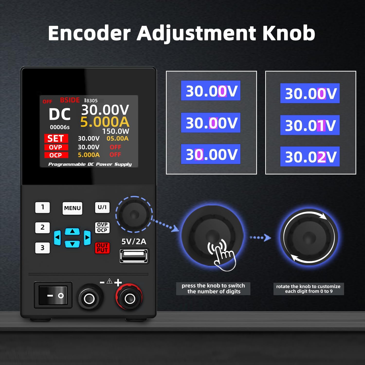 BSIDE catu daya yang diatur la - Programmable Dc Power Supply 30V 10A ulasan dan harga