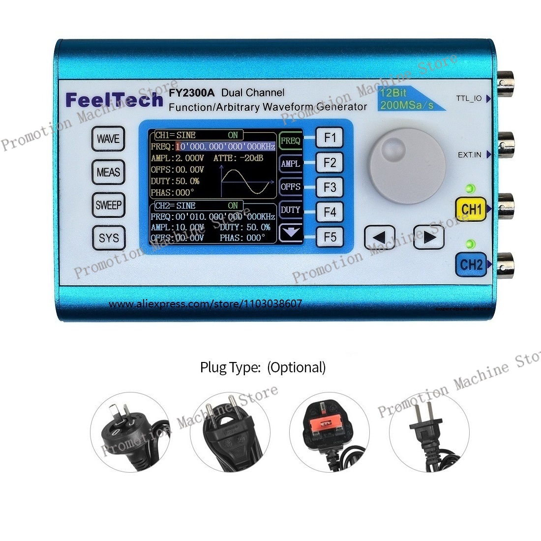 Generator Sinyal Fungsi DDS FY - Function Arbitrary Waveform Generator ulasan dan harga