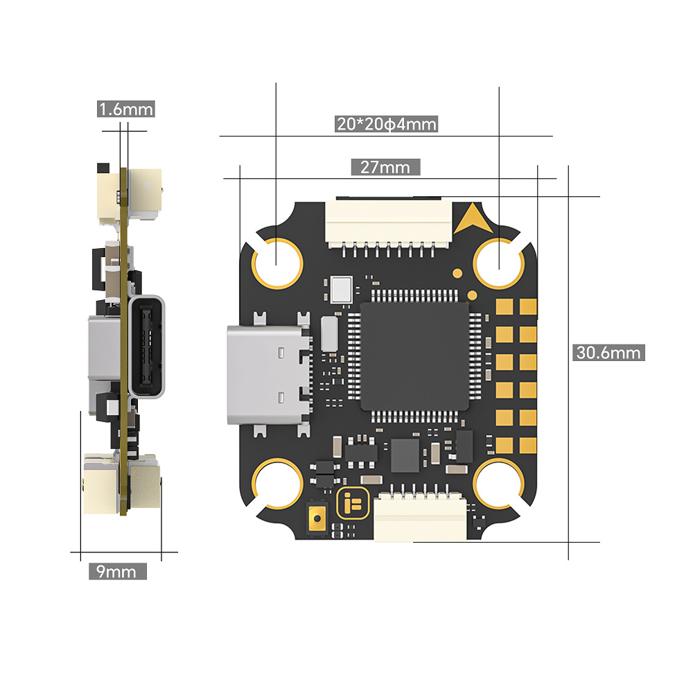 IFlight Borg F7 Mini Stack Bor - Fpv Flight Controller F7 Stack 60A ulasan dan harga