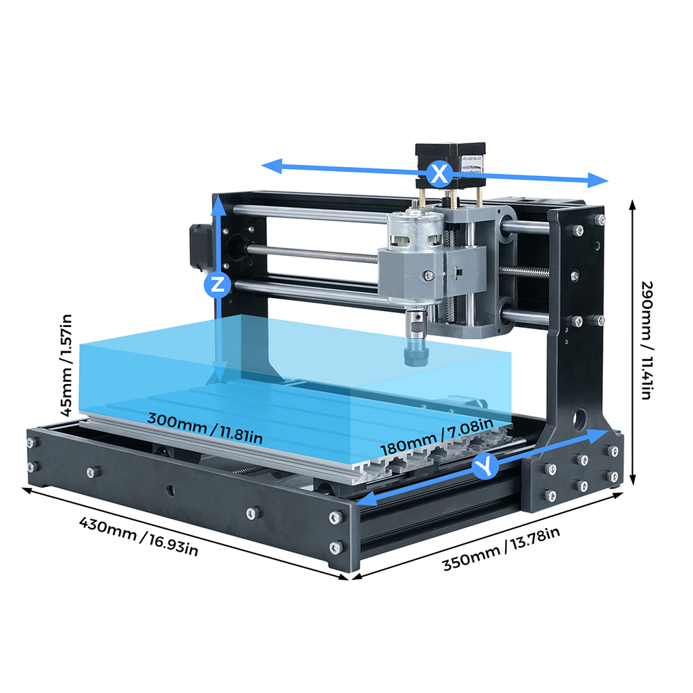 TWOTREES CNC 3018 Mini Router  - Mini Laser Engraver Cnc Router ulasan dan harga