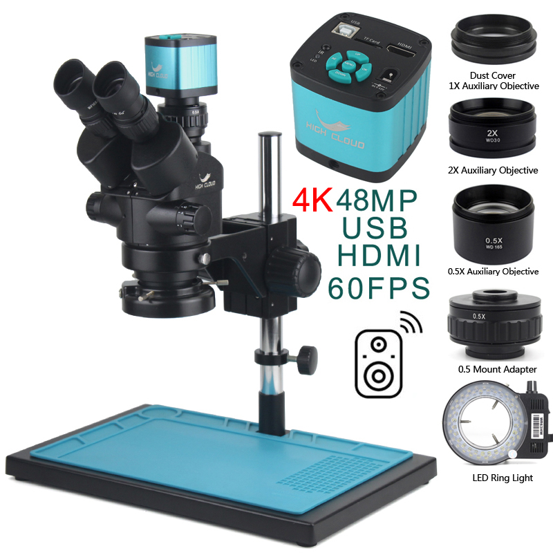 Mikroskop trinokular simul-foc - Stereo Trinocular Microscope Pcb ulasan dan harga