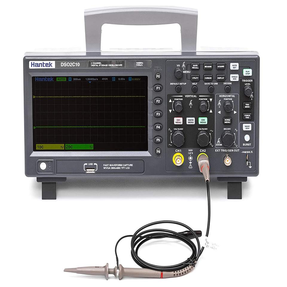 Osiloskop Penyimpanan Digital  - Digital Storage Oscilloscope 100Mhz ulasan dan harga