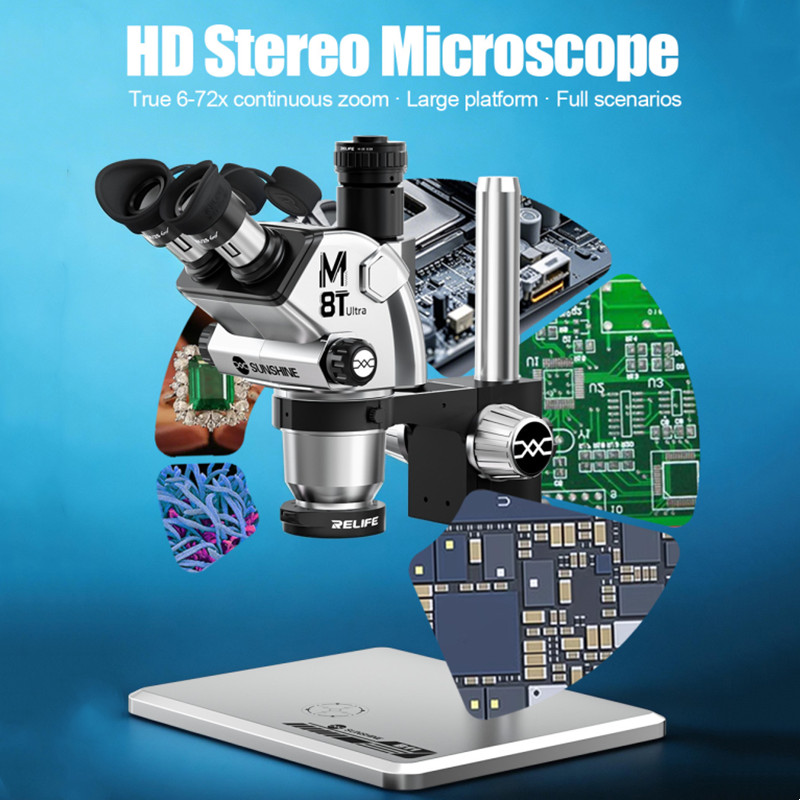 Mikroskop Stereo Trinokuler SU - Stereo Trinocular Microscope Pcb ulasan dan harga