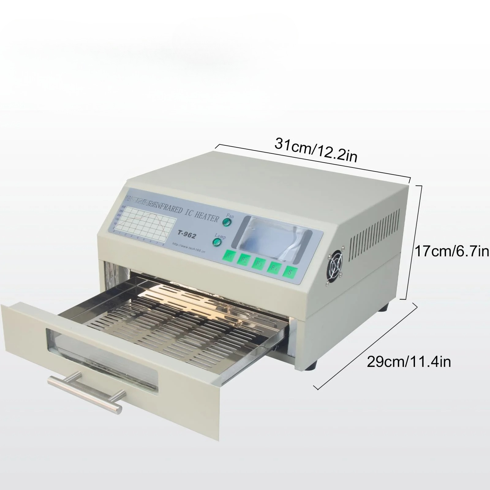 Mesin Reflow Otomatis 2026800W - Reflow Oven Pcb T962 ulasan dan harga