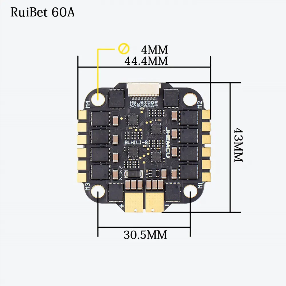 Jhemcu F7 Stack F722 Pengendal - Fpv Flight Controller F7 Stack 60A ulasan dan harga