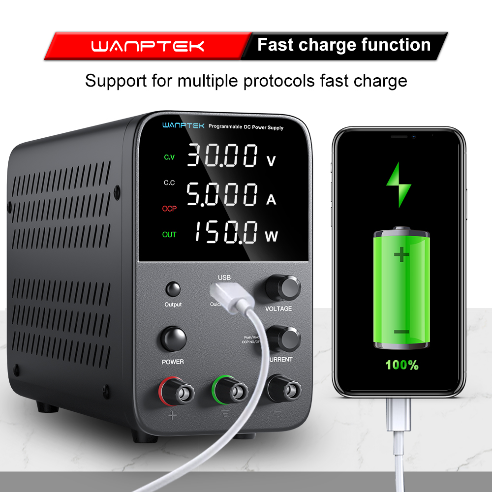 Wanptek Catu Daya DC Yang Dapa - Programmable Dc Power Supply 30V 10A ulasan dan harga