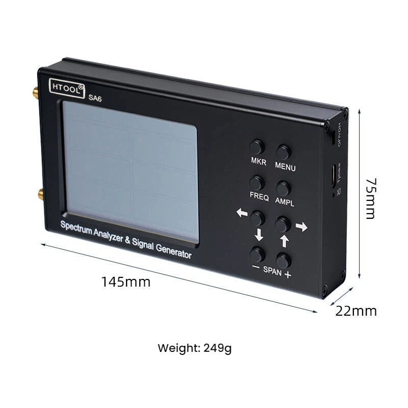 Analisa Spektrum Genggam 35MHz - Signal Generator Spectrum Analyzer ulasan dan harga