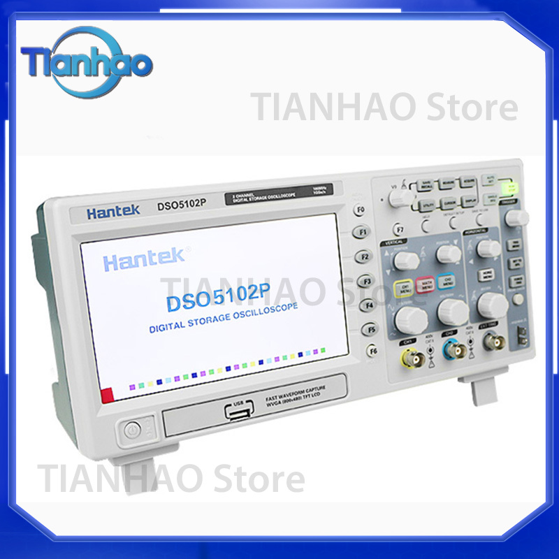 Untuk Hantek DSO5102P Osilosko - Digital Storage Oscilloscope 100Mhz ulasan dan harga