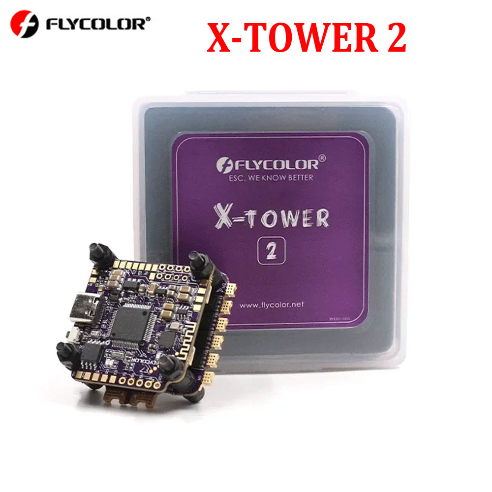 HobbyFIy Flycolor X-TOWER 2 F7 - Fpv Flight Controller F7 Stack 60A ulasan dan harga