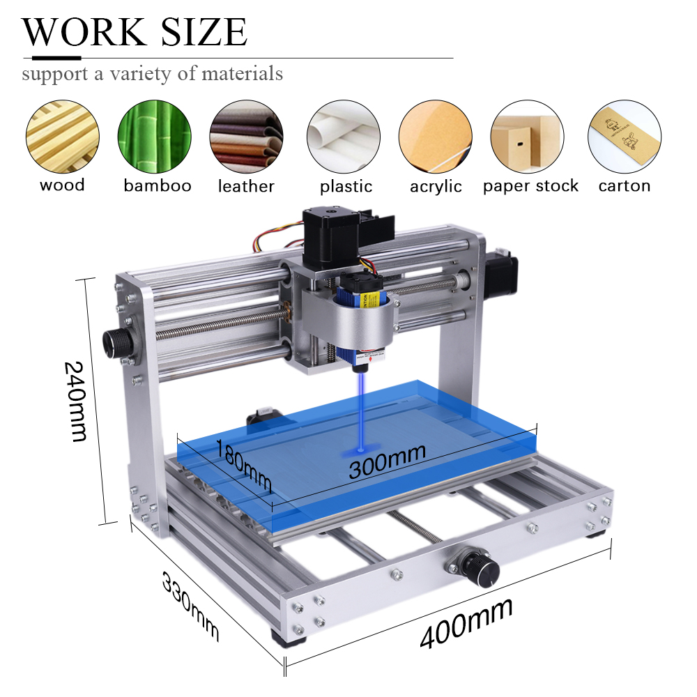 Mesin Ukiran Logam CNC 3018 Ma - Mini Laser Engraver Cnc Router ulasan dan harga