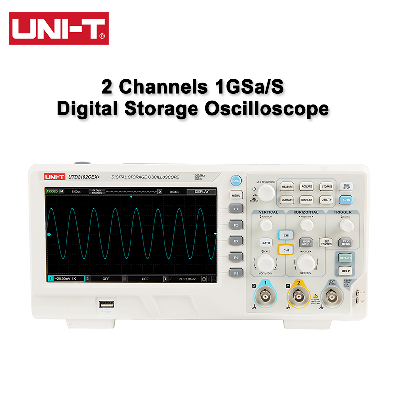 Osiloskop Digital UNI-T UTD210 - Digital Storage Oscilloscope 100Mhz ulasan dan harga