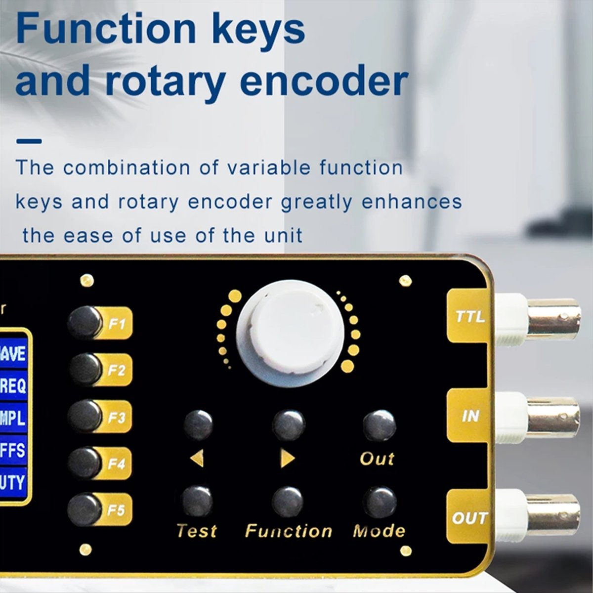 M85K QLS325S 2.4 Inci DDS Fung - Function Arbitrary Waveform Generator ulasan dan harga