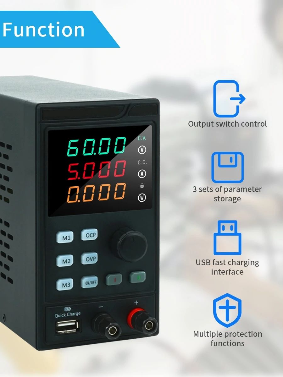 MYAMI 30V 32V 10A dengan USB/R - Programmable Dc Power Supply 30V 10A ulasan dan harga