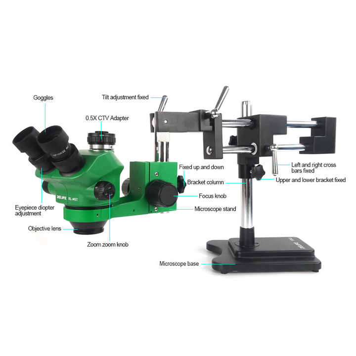 Mikroskop Stereo Trinokuler RL - Stereo Trinocular Microscope Pcb ulasan dan harga