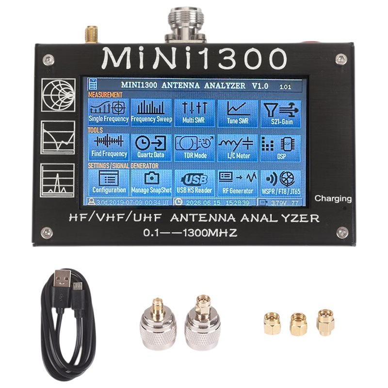 ALIM-Mini1300 4.3 Inci /VHF/UH - Signal Generator Spectrum Analyzer ulasan dan harga