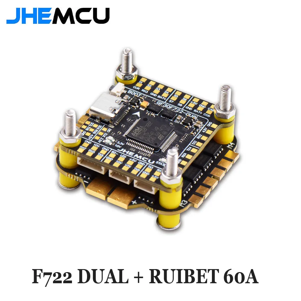 UniFlyJHEMCU F7 Stack F722 Dua - Fpv Flight Controller F7 Stack 60A ulasan dan harga