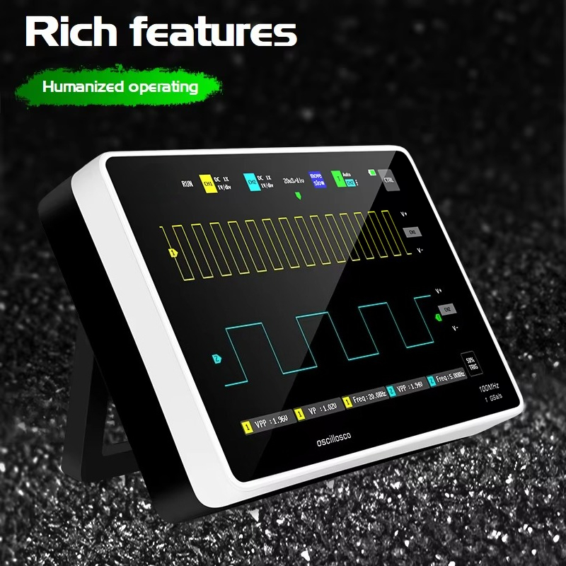 Kit Osiloskop Digital Portabel - Digital Storage Oscilloscope 100Mhz ulasan dan harga